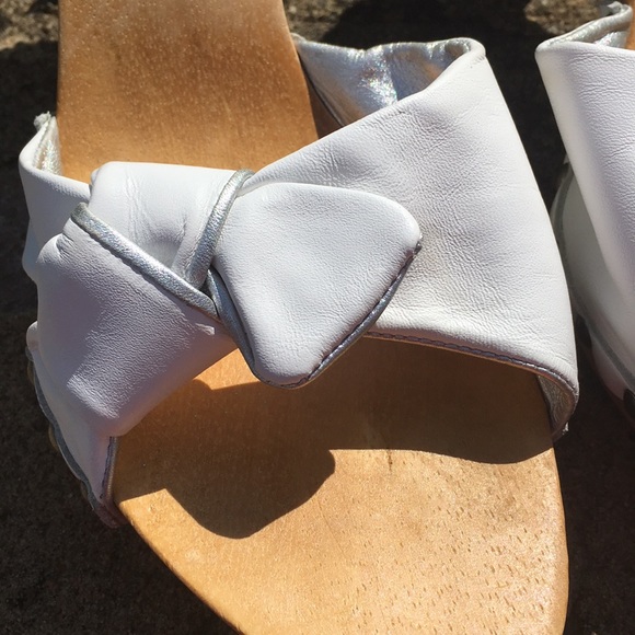 White Bebe Sandals - Picture 6 of 8